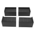 thumbnail image 5 of Bed Riser4pcs Furniture Riser Black Furniture Leg Mat Heavy Duty Riser Crafted with Care, 5 of 5