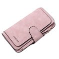 thumbnail image 2 of Women Leather Wallet Multi Card Pockets Large Capacity Zip Card Holder Wallet for Cash Pink Free Size, 2 of 8