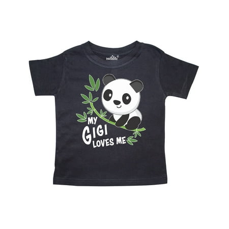 

Inktastic My Gigi Loves Me- cute panda Gift Toddler Boy or Toddler Girl T-Shirt