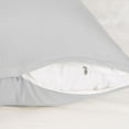 thumbnail image 3 of PiccoCasa Body Pillowcases Microfiber Pillow Cover with Zipper, Standard Light Gray 20"x48", 3 of 6