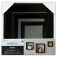 thumbnail image 3 of (2 pack) Mainstays Wood Cube Shelf Set Modern 4"x9", 3 of 7