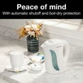 thumbnail image 3 of Proctor Silex Electric Kettle, Tea & Water Kettle with Detachable Cord and Auto-Shutoff, 1L, White, 3 of 8