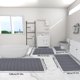 thumbnail image 4 of Juego de alfombras de baño de 5 piezas | Alfombra de baño de vellón de terciopelo antideslizante grande, absorbente de agua, espuma suave, lavable, gruesa, gris oscuro, moderna, 15.7x47.2in,, 4 of 8