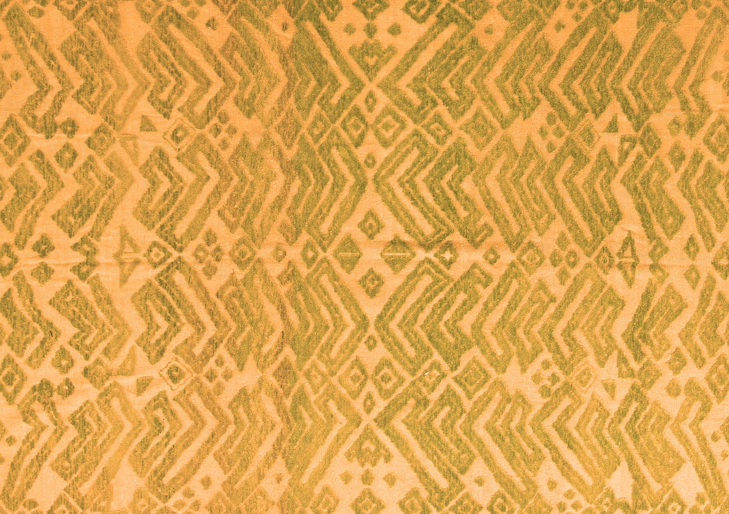 Ahgly Company Indoor Rectangle Abstract Orange Modern Area Rugs, 8' x