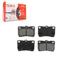 thumbnail image 1 of SIM Rear Semi-Metallic Disc Brake Pads SIM-1113 for Car Lexus IS250 IS350 GS350 GS300 GS450h GS430 GS460, 1 of 8