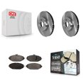 thumbnail image 1 of Transit Auto Front Disc Brake Rotors and Ceramic Pads Kit for Car 2015-2021 Mercedes-Benz C300 Without Sport Package K8T-104218, 1 of 11