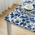 thumbnail image 5 of HAOXIT  Square  Tablecloth Blue and White Porcelain Floral Mexican Talavera Table Cloths Waterproof for Party Dining Holiday Banquet 52*52, 5 of 8