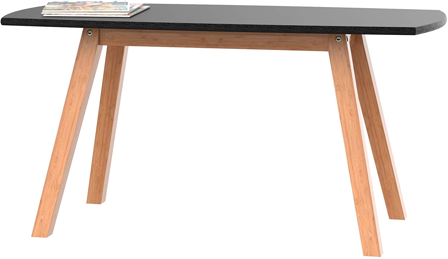 Bonvivo Black Coffee Table Franz Designer Coffee Tables For Living Room And End Table That Can Be Used As Side Table Wooden Coffee Table With Bamboo Frame Walmart Com Walmart Com