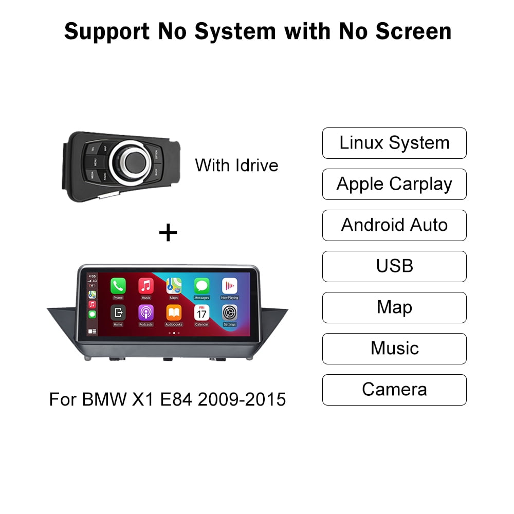 Apple CarPlay & Android Auto Head Unit for BMW X1 E84 2009-2015