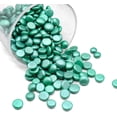 thumbnail image 2 of Koltose by Mash - Flat Glass Marbles, Green Accent Gems, Decorative Vase Filler Stones, 5 lbs, 2 of 7