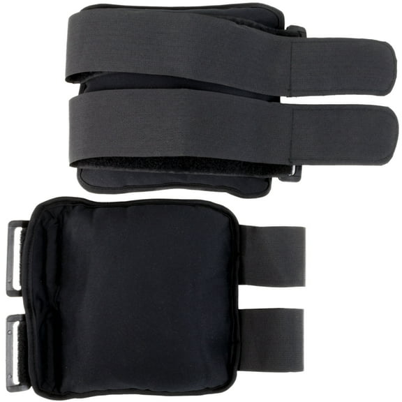 Brybelly 4lb Adjustable Straps Black Ankle Weight (Pack 2)