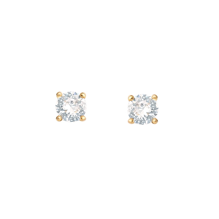 Believe by Brilliance Tennis Necklace and Earring Set, Gold photo 2