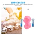 thumbnail image 3 of SHINYPASING 1 Paire de Bouchons d'Orteil de Patins à Roulettes Résistants à l'Usure Rose Hauteur Réglable pour Patineurs, 3 of 5