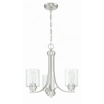 50523-BNK-Craftmade Lighting-Bolden - Three Light Chandelier in Transitional Style - 18 inches wide by 18 inches high-Brushed Polished Nickel