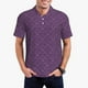 thumbnail image 1 of Fotbe Retro Florals Purple Camiseta Polo de Golf para Hombre con Estampado – Camisa Deportiva Transpirable con Cuello Abotonado-Large, 1 of 6