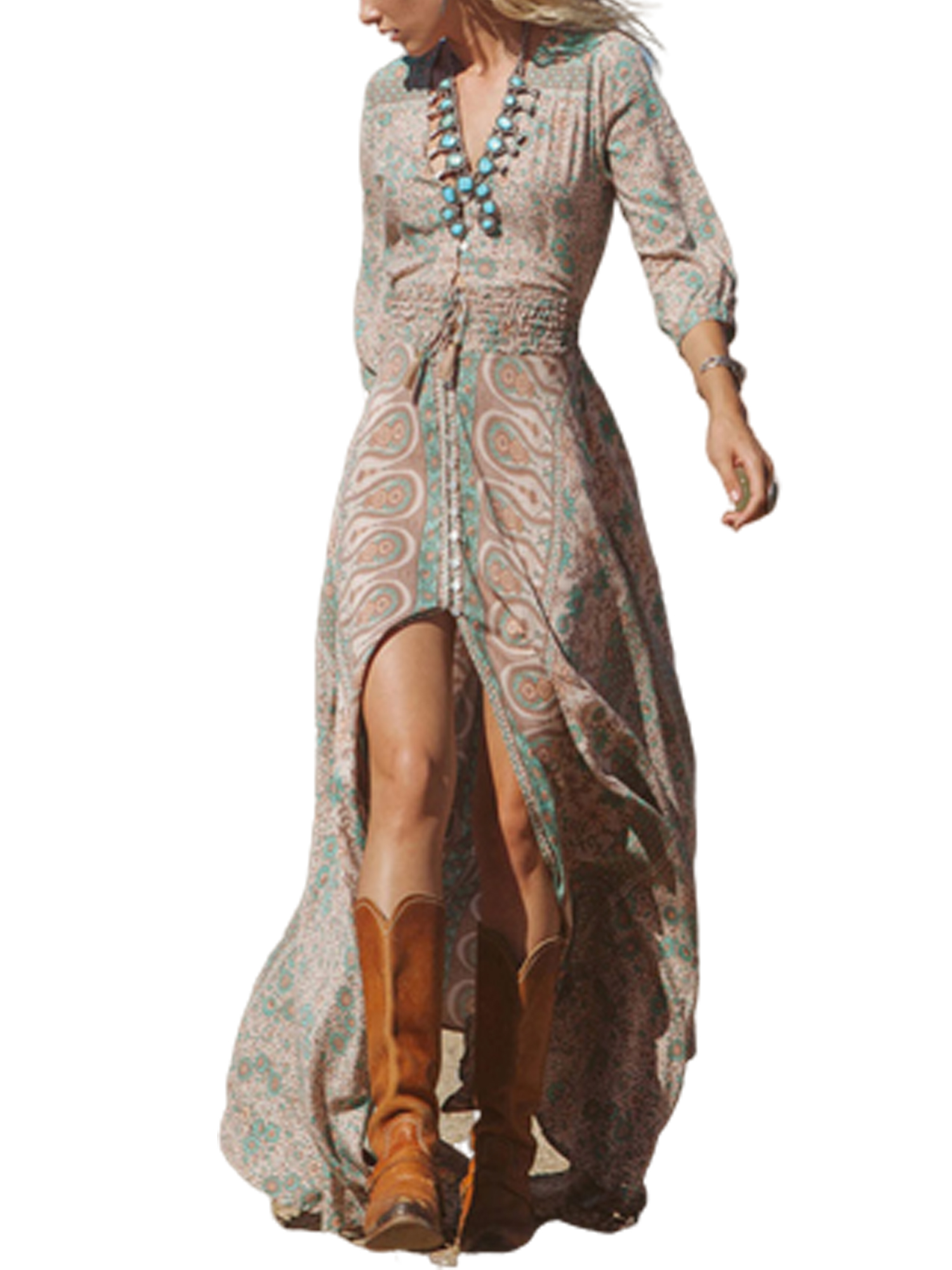 bohemian dress size 16