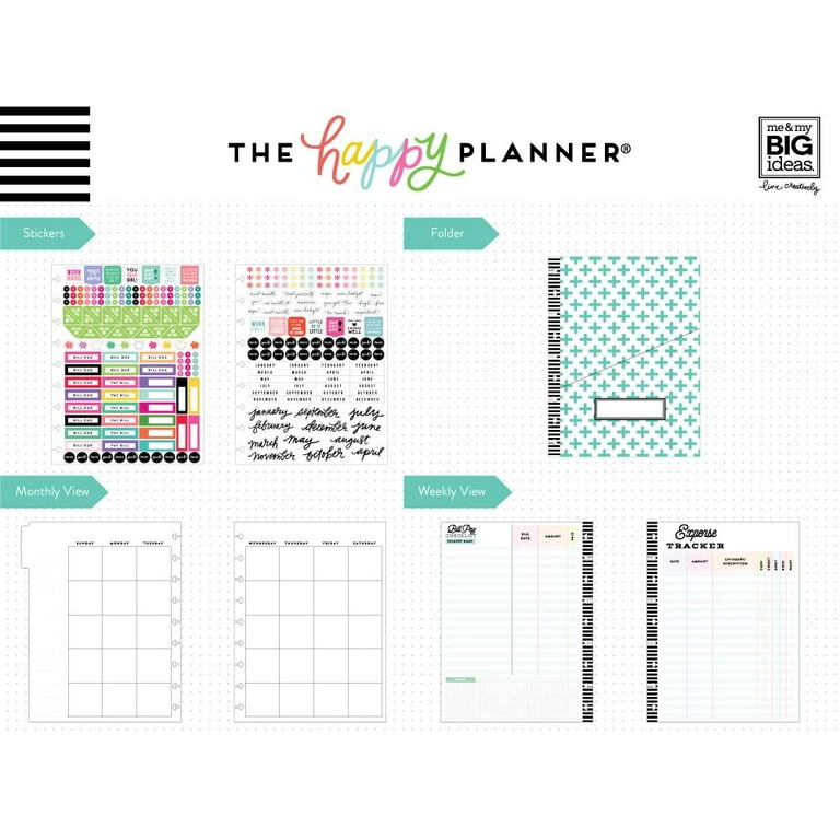 Happy Planner Medium Undated Planner Extension Pages-Budget