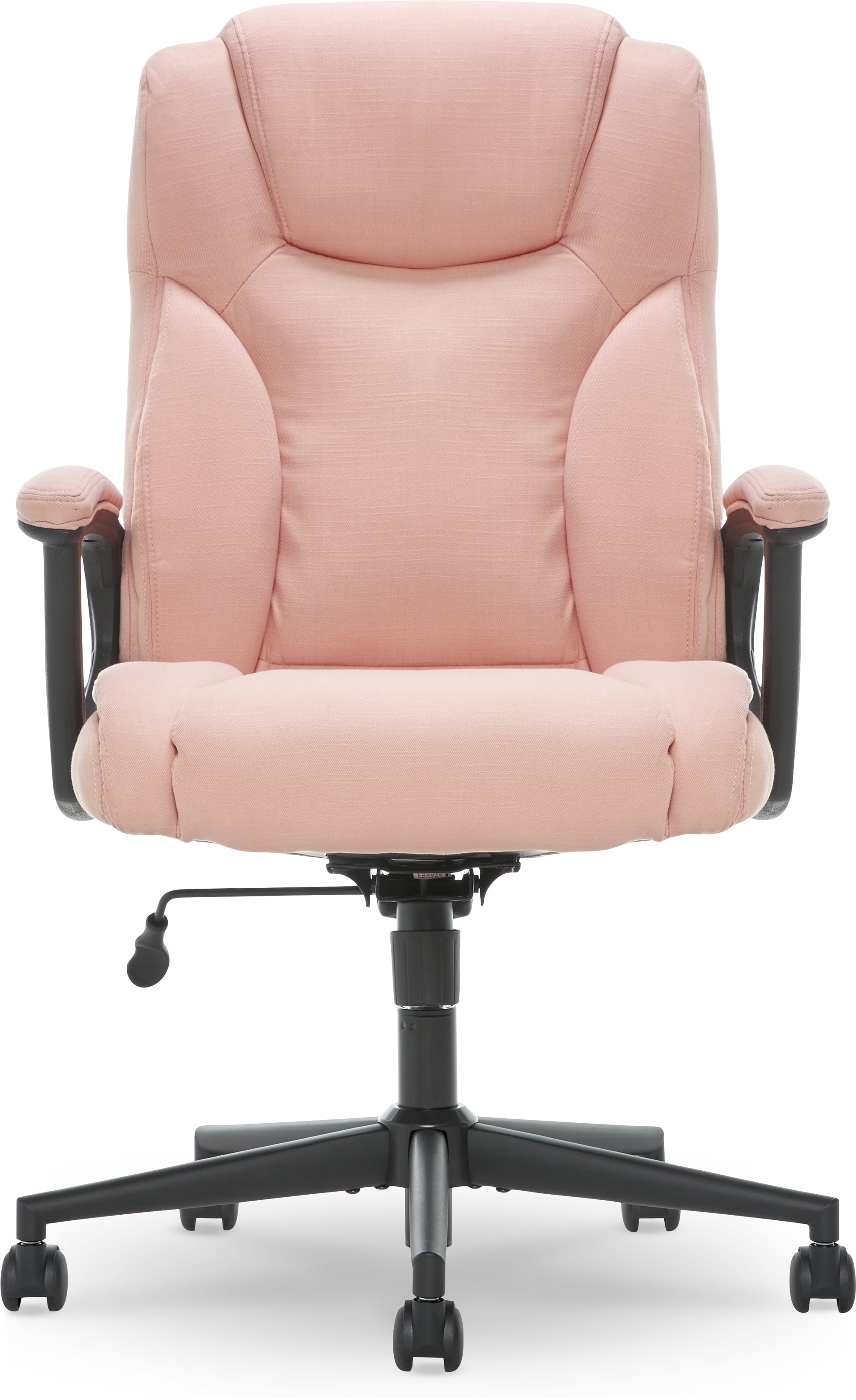 Serta Connor Microfiber High Back Executive Chair with Arms Pink