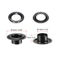thumbnail image 2 of 50 Set 7.5mm Hole Copper Grommets Eyelets Black for Fabric Leather Canvas Clothing, 2 of 5