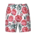 thumbnail image 4 of Lsque Mens Swim Trunks Rose Flowers Pattern - Bathing Suit Compression Liner - Beach Swim Shorts Swimwear - (S-3XL) - Stretch Quick Dry -Medium, 4 of 9