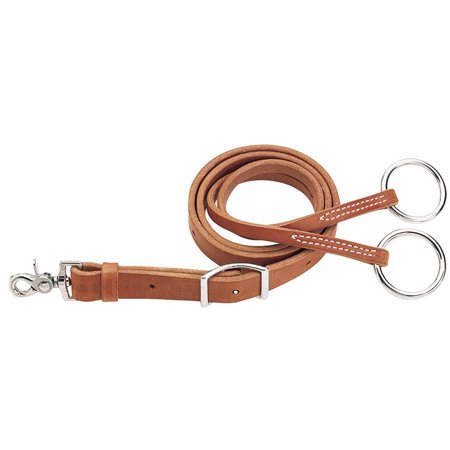 - Leather Training Fork, Girth Attachment, Hermann Oak Russet harness leather construction By Weaver Leather,USA