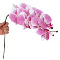 thumbnail image 3 of Flores artificiales de Phalaenopsis MENGJIAQI 6 piezas 37 pulgadas rosa, 3 of 6