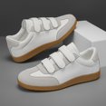 Men's RetroInspired Casual Sneakers with Hookandloop Fastener