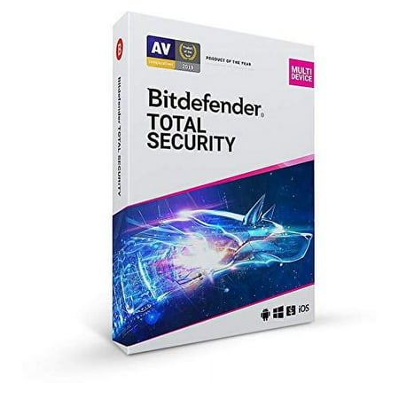 Bitdefender Total Security 2021 - 5 Devices | 1 year Subscription | PC/Mac | Activation Code by Mail