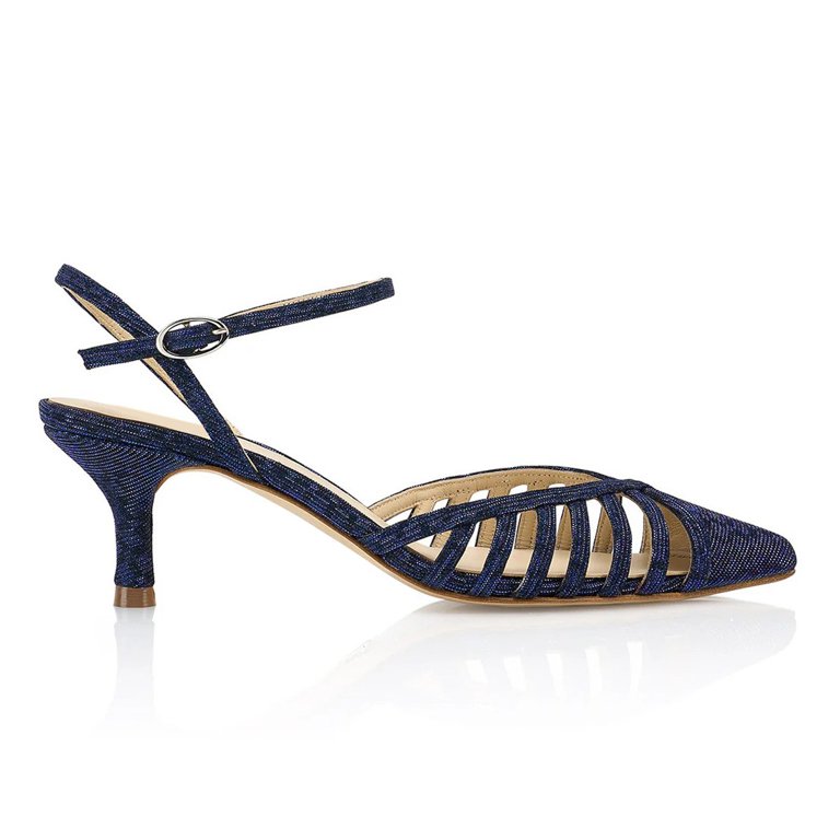 navy blue dress sandals low heel BURUDANI Women's Fashion Ankle Strap Stilettos Open Toe Party Shoes BLACK/SATIN Size 6.5 while the open toe keeps your feet feeling fresh navy blue sandals: Women's Shoes