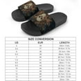 thumbnail image 2 of GZHJMY Stylish Slides for Women Men, Human Skull on Dark Natural Mystery Soft Flexible Slip-on Sandals Slippers, 2 of 7