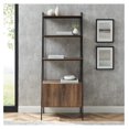 Furniture Company Industrial Modern Ladder Bookcase 72 Inch
