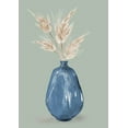 thumbnail image 2 of Loreth, Lanie 18x24 Black Ornate Wood Framed with Double Matting Museum Art Print Titled - Oat Stems In Blue Vase, 2 of 4