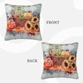thumbnail image 3 of ZICANCN Decorative Throw Pillow Covers , Autumn Black Dark Decoration Couch Sofa Decorative Knit Pillow Covers for Living Room Farmhouse 22"x22", 3 of 8