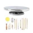 thumbnail image 1 of Abbracc Pottery Wheel Turntable Pottery Stand with Pottery Clay Sculpting Tools Set, 1 of 9