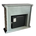 thumbnail image 4 of 45-Inch Brown Modern Electric Fireplace with 23-Inch Firebox and Remote, 4 of 6