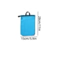 thumbnail image 3 of Waterproof Toiletry Bag Hanging, 11 Inch Nylon Large Capacity Organizer, Compact Spacious Camping Hiking Gym, Internal Compartment Easy Access, Travel Shower Cosmetic Pouch Blue Purple, 3 of 6