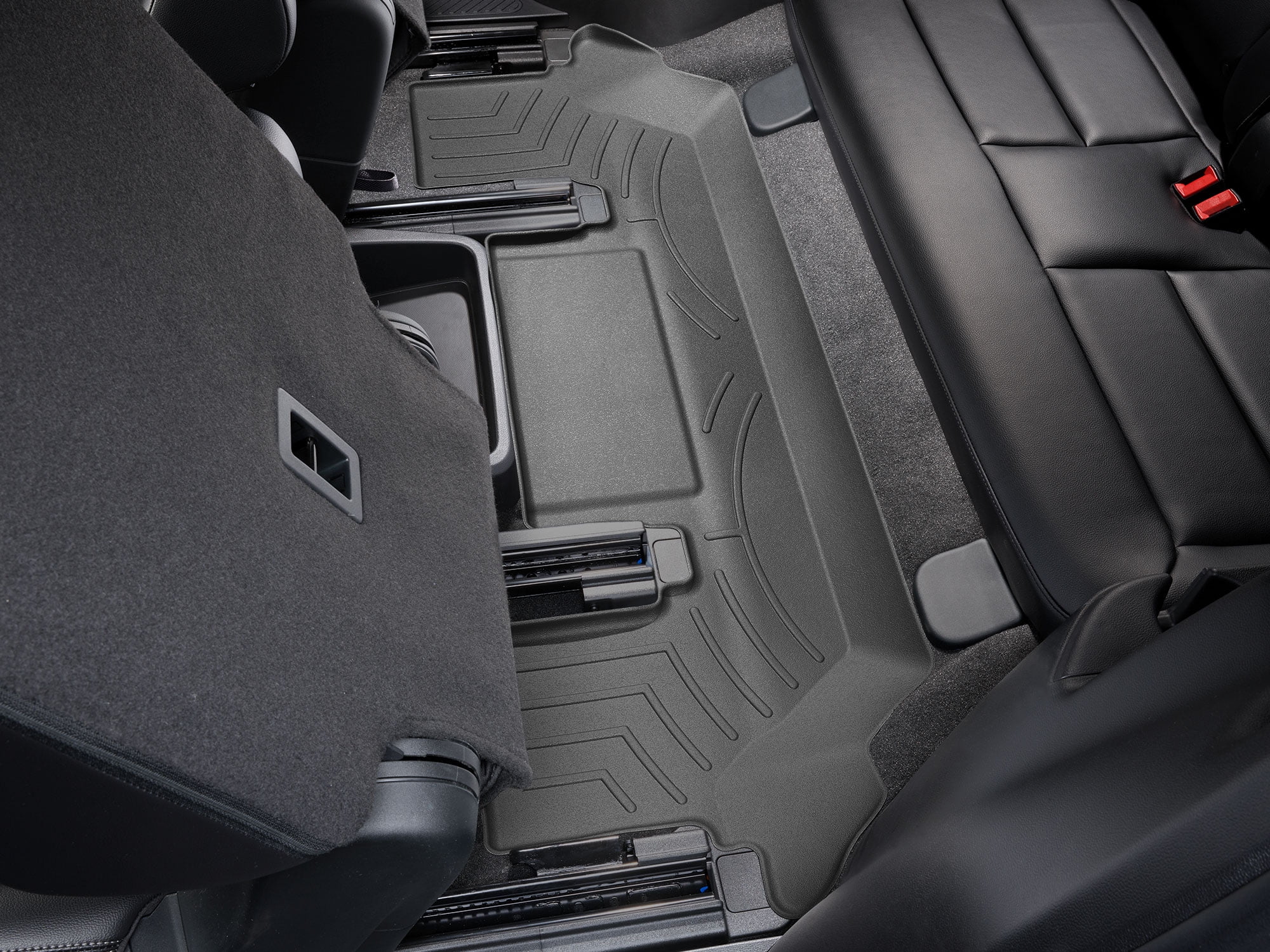 WeatherTech Custom Fit FloorLiners compatible with Ford Explorer, Explorer Hybrid, Explorer ST - 3rd Row, Black