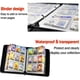 thumbnail image 5 of Carpeta para tarjetas coleccionables con capacidad para 400 tarjetas, 50 fundas extraíbles Carpeta para tarjetas coleccionables para la mayoría de tarjetas de juego de tamaño estándar, 5 of 6