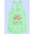 thumbnail image 3 of Fake Romance Design Racerback Tank Women -Image by Shutterstock, Female x-Large, 3 of 4