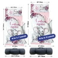 thumbnail image 6 of Personalized Toddler Nap Mat for Preschool, Custom Name Kids Nap Mat with Pillow Cover and Nap Blanket, Daycare Nap Mats for Kindergarten, Floral Elephant Design Rolled Slumber Bags Easy to Carry, 6 of 8