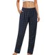 thumbnail image 1 of Pantalones de nieve mujer Gibobby informales de pierna ancha con bolsillos Azul marino M, 1 of 5