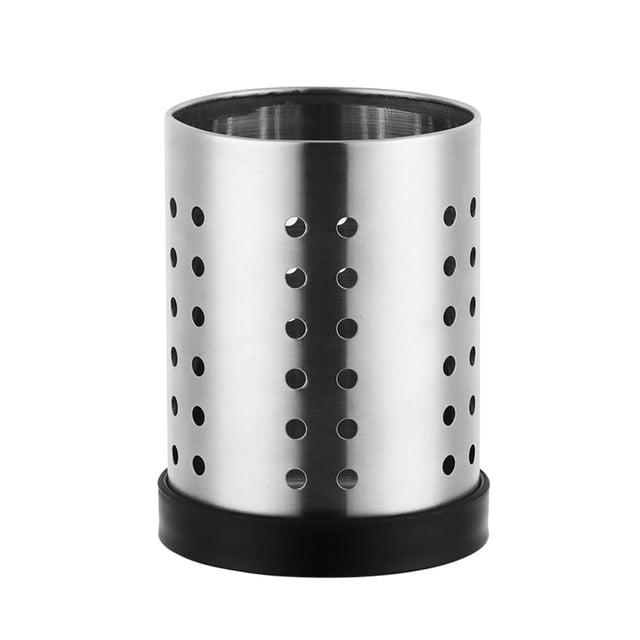 Stainless Steel Chopsticks Holder Kitchen Utensil Drying Organizer with Removable Base