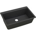 thumbnail image 3 of Elkay Quartz Classic 33" x 20-7/8" x 9-7/16" Single Bowl Drop-in Sink, Black, 3 of 7
