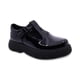 thumbnail image 1 of Zapato escolar Coqueta para niña charol negro Igor con tira de contacto, 1 of 5