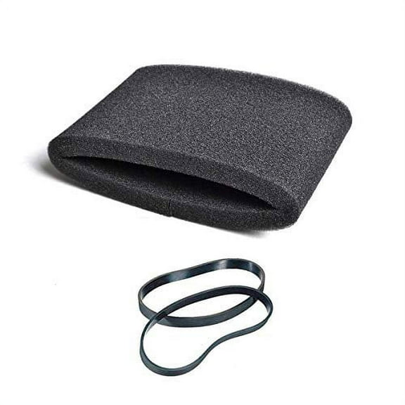 Replacement Part For Bissell Vacuum Cleaner 2031085 One Cup Foam Filter with 32074 Two Flat Belts for Models 3590, 3591, 8975, 8975R, 8990, 8990R, 8990W, 35961, 3595X, 3596