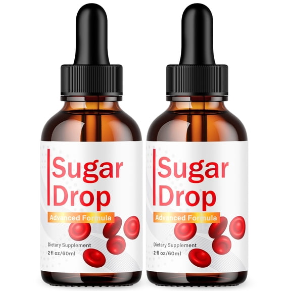 Sugar Drop Advanced Formula Drops Natural Support Supplement SugarDrop 60 Servings