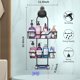 thumbnail image 2 of Estante de Ducha Colgante de 3 Niveles, Organizador de Ducha Colgante para Baño, Estante de Almacenamiento para Colgar en el Baño, Organizador de Baño Regadera, con Cesta de Jabón, Sin Taladrar, 2 of 4