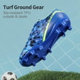 thumbnail image 2 of Tacos de Fútbol Juveniles DREAM PAIRS Talla 12.5 Azul Marino Verde, 2 of 5