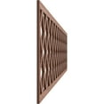 thumbnail image 3 of Ekena Millwork 46 3/4"W x 10"H x 1/4"T Manchester Fretwork Moulding, Walnut, 3 of 13