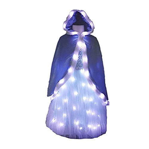 elsa dress with cape